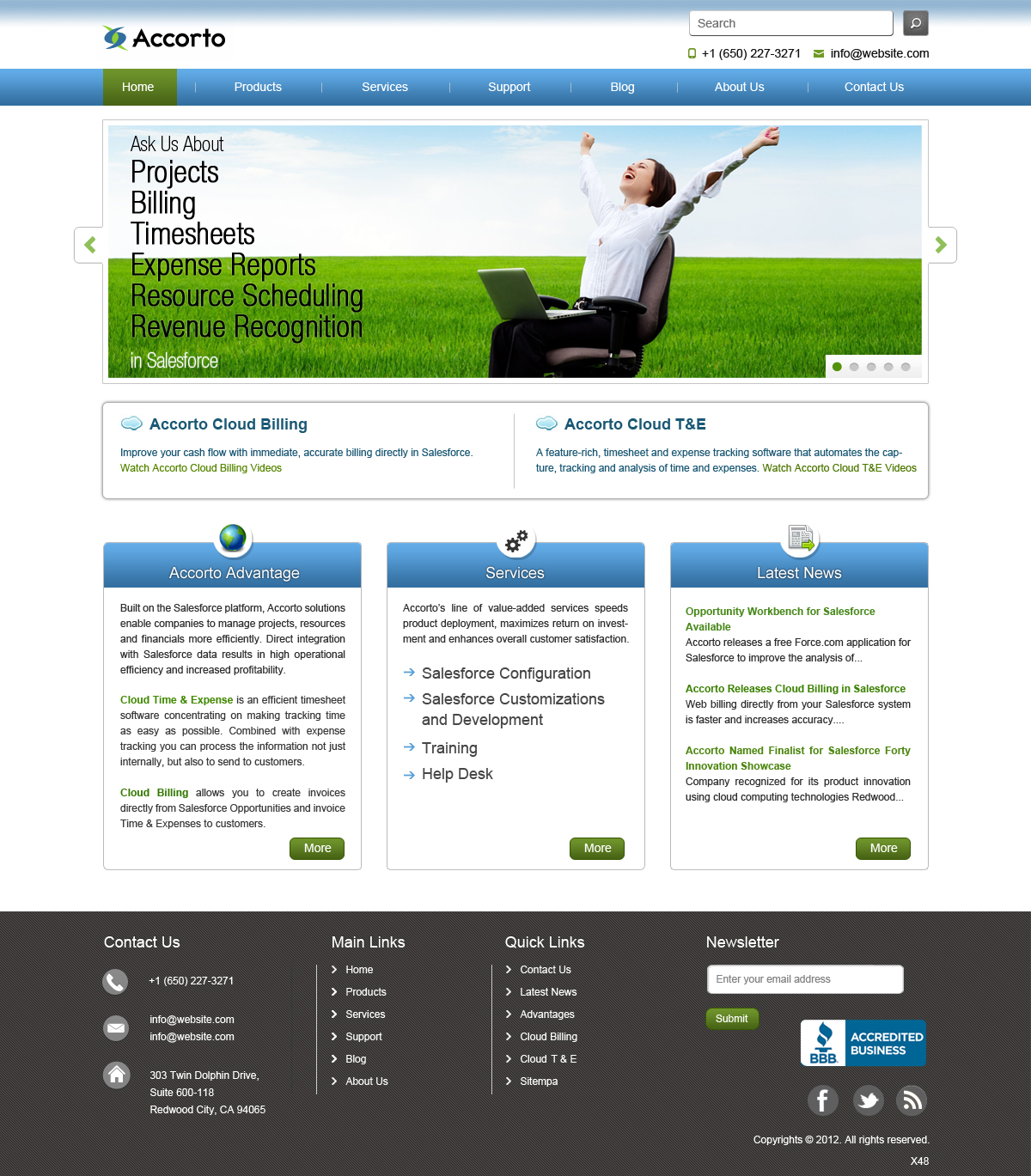 Web Design by pb for Accorto | Design #1222727