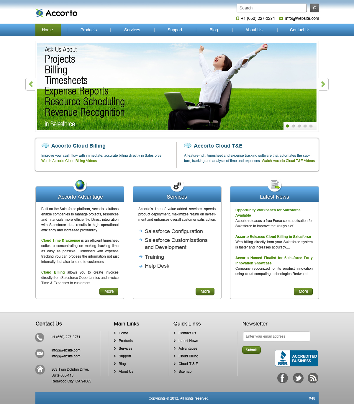 Web Design by pb for Accorto | Design #1225583