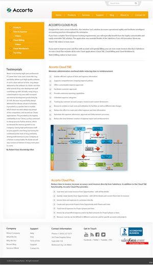 Web Design by pb for Accorto | Design: #1234697