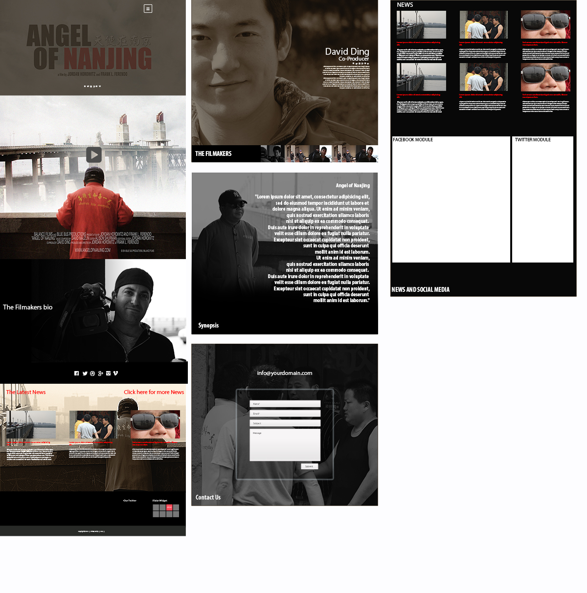 Web Design by Brian Thomas for Balance Productions | Design #4323639