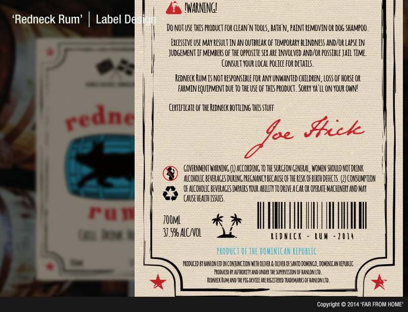 Packaging Design by Withdrawn for Redneck Rum | Design: #4290707