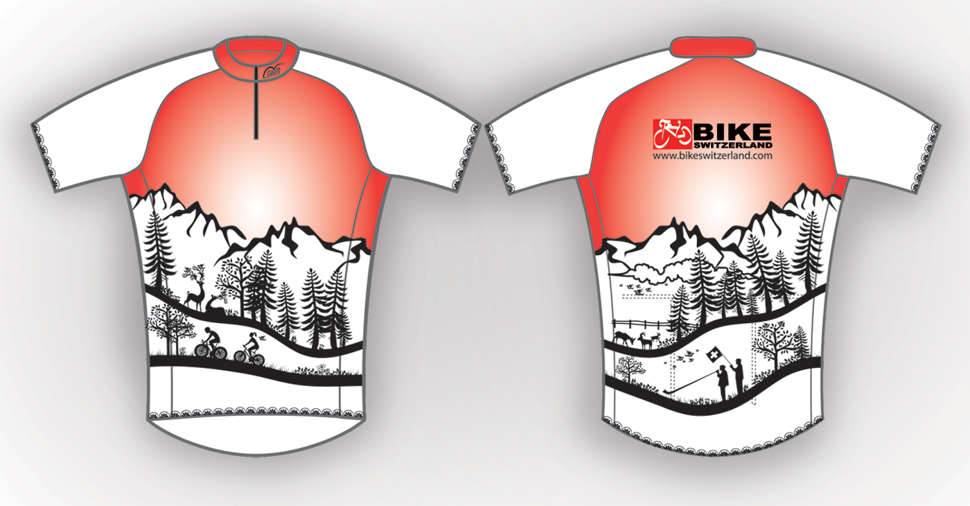 T-shirt Design by sarahtiara for Bike Switzerland | Design #181145