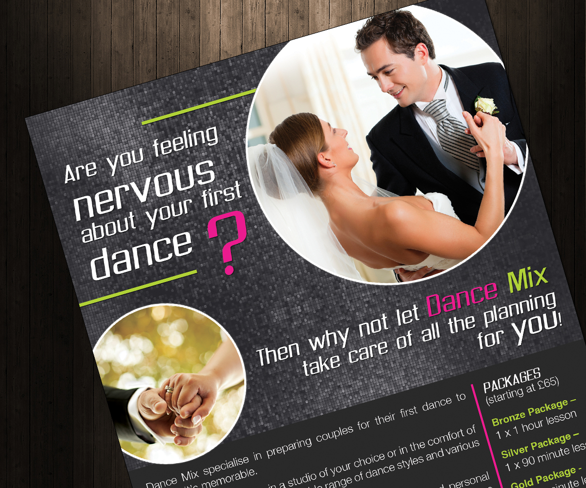 Flyer Design For Natalie By Offbeat Visuals 4315108 Flyer Design By Offbeat Visuals For Wedding Dance Company Needs 4315108