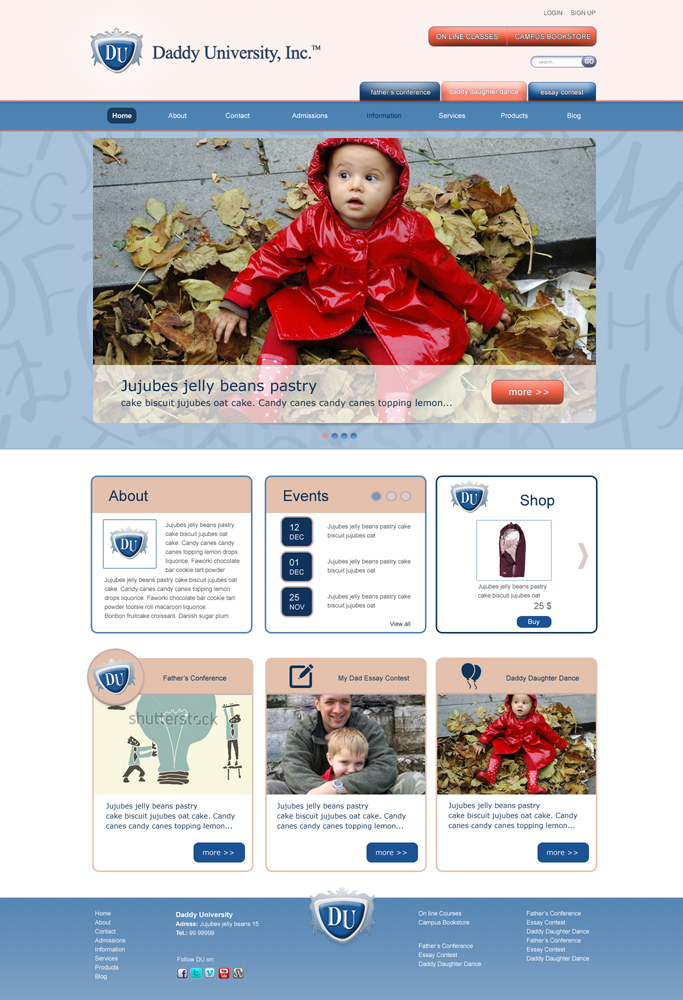 Wordpress Design by Zoe  for Boomtown Internet Group | Design #1253762