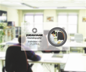 Jordan Raabe - Cinematographer | Design de Carte de Visite par Sindelar Jaroslav