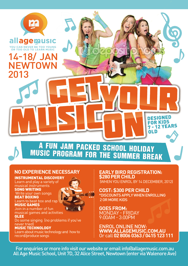 Poster Design by Andreev for All Age Music | Design #1216930