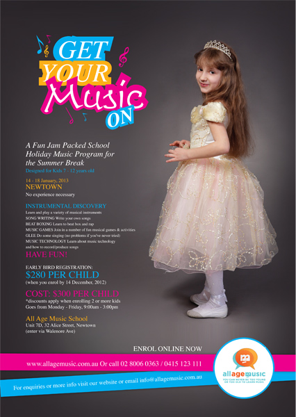 Poster Design by MasterMind for All Age Music | Design #1218740