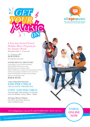 Poster Design by MasterMind for All Age Music | Design: #1218821