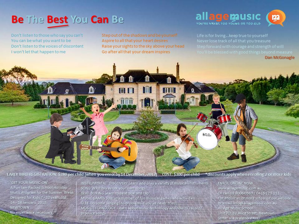 Poster Design by CanadianGirl61 for All Age Music | Design #1207969