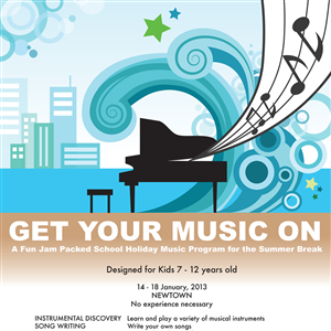 Music Academy Poster Design