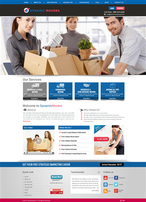 Need a web site design for a moving company | Diseño Web por Sbss