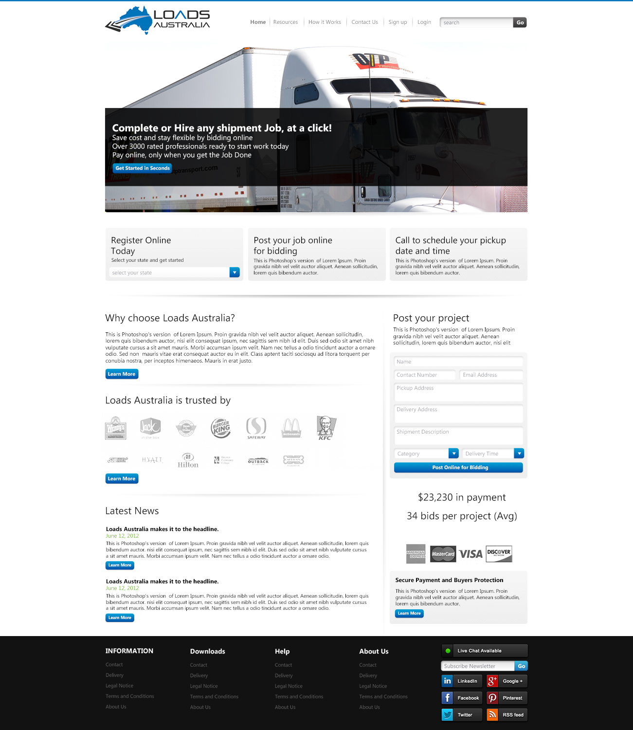 Web Design by WirePaper for this project | Design #1240558