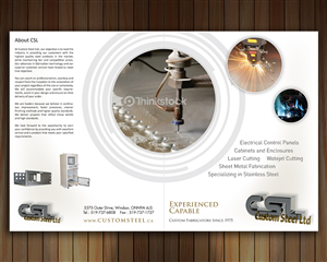 Brochure Design by Sbss for Custom Steel Ltd. | Design: #1297946