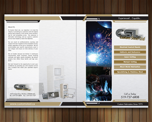 Brochure Design by Sbss for Custom Steel Ltd. | Design: #1297950