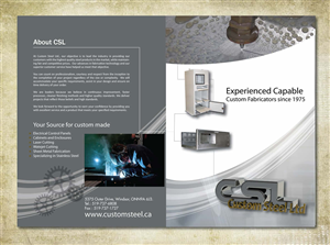 Brochure Design by Sbss for Custom Steel Ltd. | Design: #1298055
