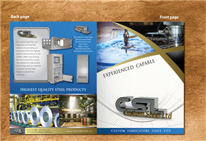 Brochure Design by Sbss for Custom Steel Ltd. | Design: #1298133