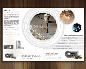 Brochure Design by Sbss for Custom Steel Ltd. | Design: #1298244