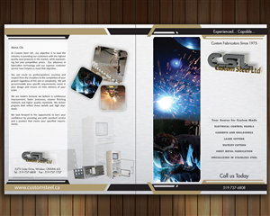 Brochure Design by Sbss for Custom Steel Ltd. | Design: #1298247