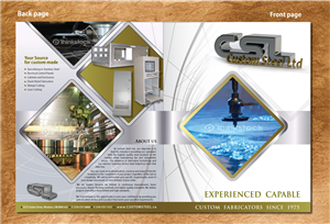 Brochure Design by Sbss for Custom Steel Ltd. | Design: #1300233
