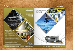 Brochure Design by Sbss for Custom Steel Ltd. | Design: #1300238