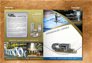 Brochure Design by Sbss for Custom Steel Ltd. | Design: #1300240