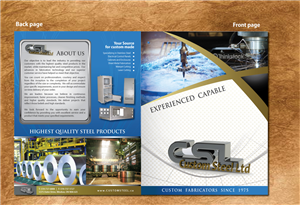 Brochure Design by Sbss for Custom Steel Ltd. | Design: #1300241
