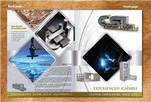 Brochure Design by Sbss for Custom Steel Ltd. | Design: #1396612