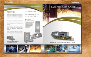 Brochure Design by Sbss for Custom Steel Ltd. | Design: #1399627