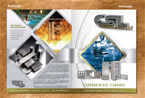 Brochure Design by Sbss for Custom Steel Ltd. | Design: #1399632