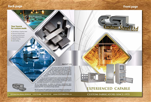 Brochure Design by Sbss for Custom Steel Ltd. | Design: #1399643