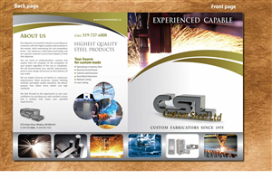 Brochure Design by Sbss for Custom Steel Ltd. | Design: #1408819