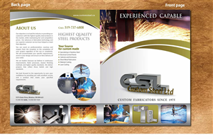 Brochure Design by Sbss for Custom Steel Ltd. | Design: #1411788