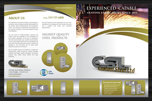 Brochure Design by Sbss for Custom Steel Ltd. | Design: #1467567