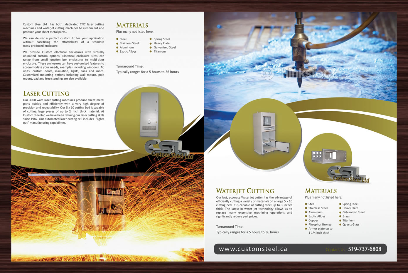 Brochure Design by Sbss for Custom Steel Ltd. | Design #1496180