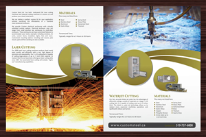 Brochure Design by Sbss for Custom Steel Ltd. | Design: #1496180