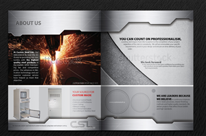 Brochure Design by Svetlin Angelov for Custom Steel Ltd. | Design: #1295875