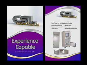 Brochure Design by abdul700 for Custom Steel Ltd. | Design: #1292823