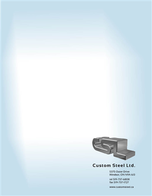 Brochure Design by JessicaD for Custom Steel Ltd. | Design: #1281493