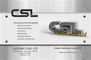 Brochure Design by Ivy Impressions for Custom Steel Ltd. | Design: #1320345