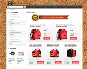 Landing Page Design by yadunath for rv4x4 | Design: #1245982