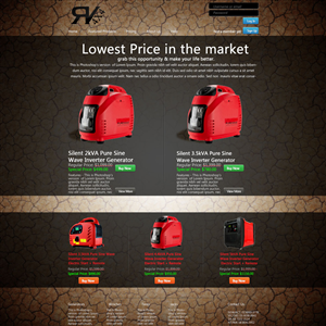 Landing Page Design by WirePaper for rv4x4 | Design: #1274188