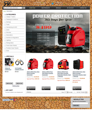 Landing Page Design by Awais Raza for rv4x4 | Design #1263351