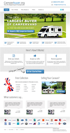 Web-Design von Chikki für dieses Projekt | Design: #4341888