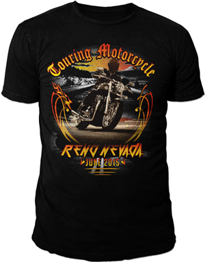 Touring Motorcycle T-shirt design needed for inaugural rally | T-shirt Design by BABLEO