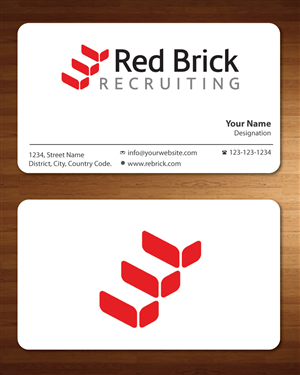 Business Card Design by Sbss for Footprints Recruiting, inc. | Design: #1213917