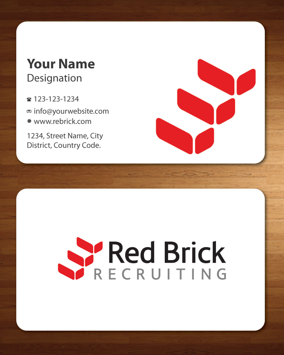 Business Card Design by Sbss for Footprints Recruiting, inc. | Design #1213918