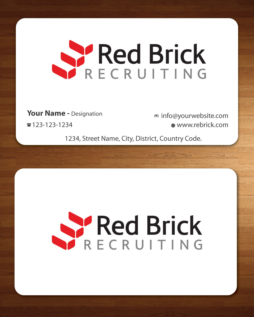 Business Card Design by Sbss for Footprints Recruiting, inc. | Design #1213921