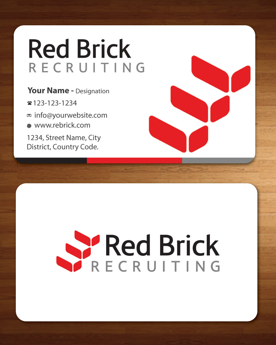 Business Card Design by Sbss for Footprints Recruiting, inc. | Design #1213922