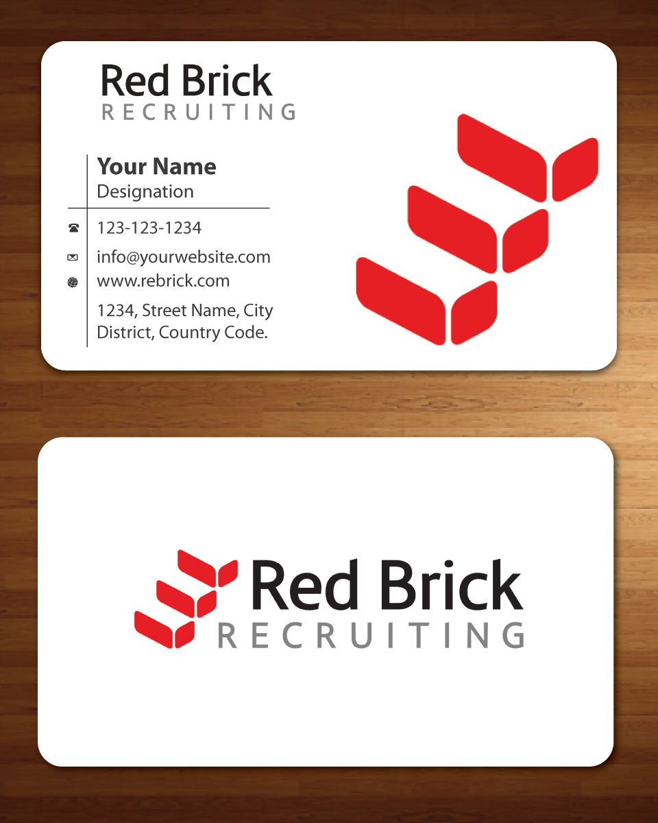 Business Card Design by Sbss for Footprints Recruiting, inc. | Design #1213925