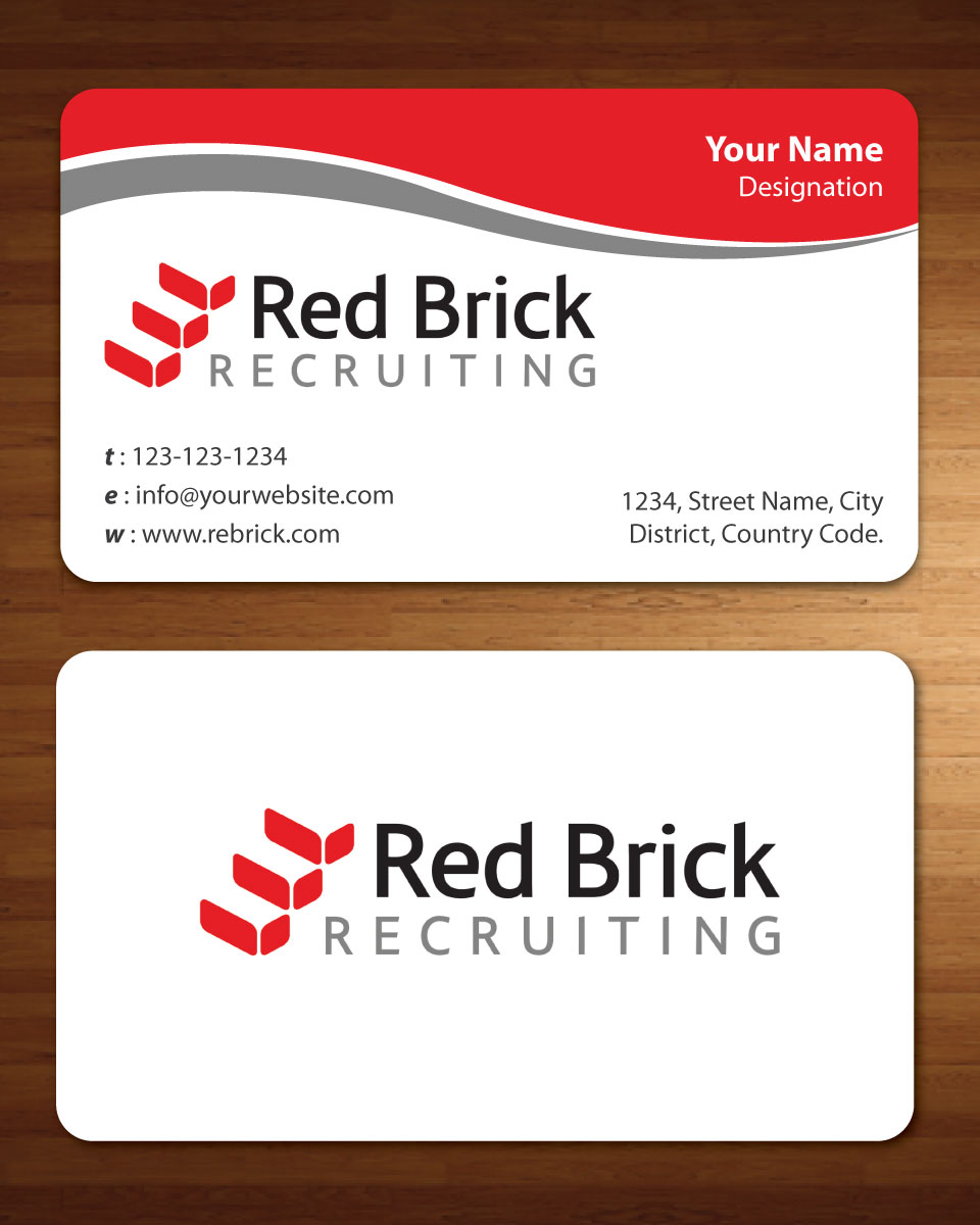 Diseño de Tarjeta de Presentación por Sbss para Footprints Recruiting, inc. | Diseño #1213930